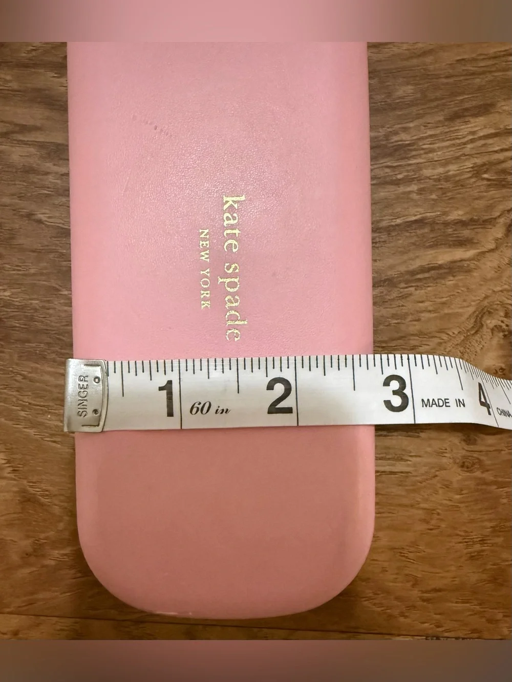 Kate Spade pink hard-shell eyeglass case